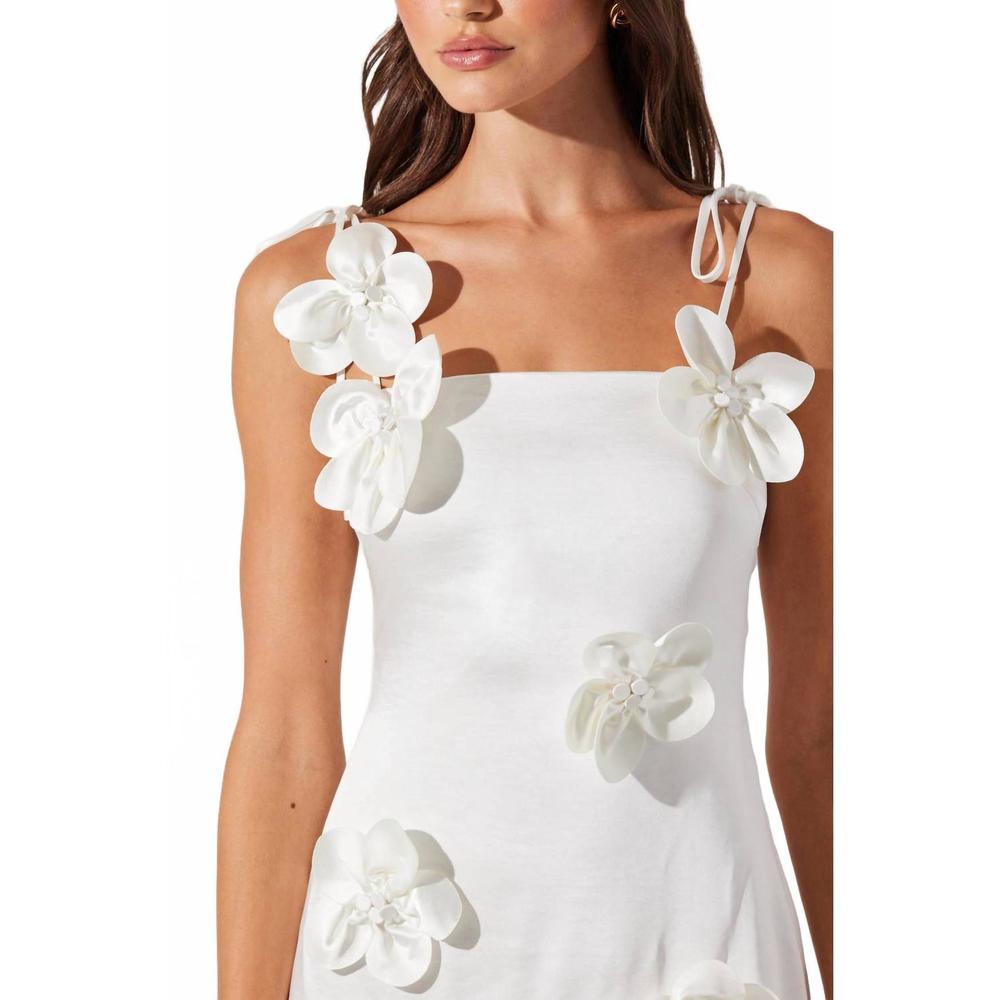 NEW ASTR cerelia dress in white - Picture 3 of 4